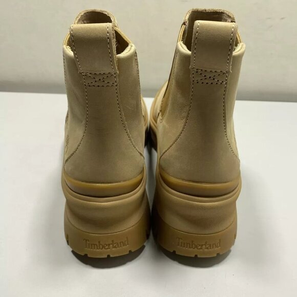 NEW TIMBERLAND  Roxie Lane Chelsea Boots Size 9M Ankle Pull-On Comfort Beige - Picture 3 of 6